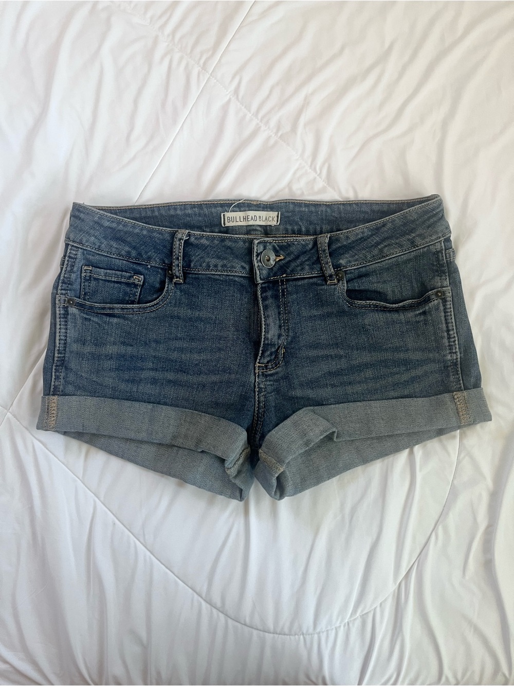 Bullhead Blue Denim Shorts
